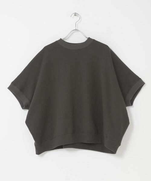 かぐれ(カグレ)の「ワイド裏毛プルオーバー(Tシャツ/カットソー・レディース・オートミール/チャコールグレー・FREE)」の14枚目の写真