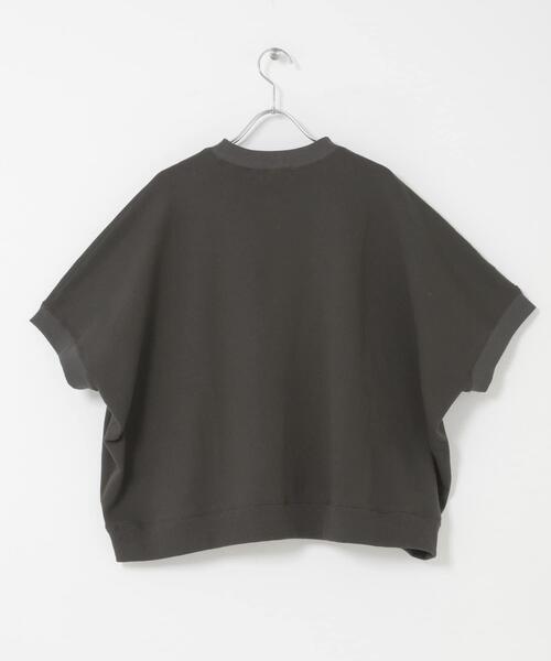 かぐれ(カグレ)の「ワイド裏毛プルオーバー(Tシャツ/カットソー・レディース・オートミール/チャコールグレー・FREE)」の18枚目の写真
