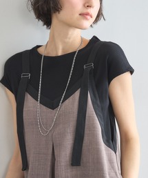 フレンチスリーブリブTシャツ