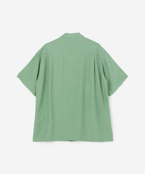 Bshop(ビショップ)の「STYLE EYES | 〈別注〉レーヨン ボウリングシャツ PLANE MEN(シャツ/ブラウス・メンズ・ブラック/オフホワイト/ピンク/マスタード/グリーン系その他・L/M)」の7枚目の写真