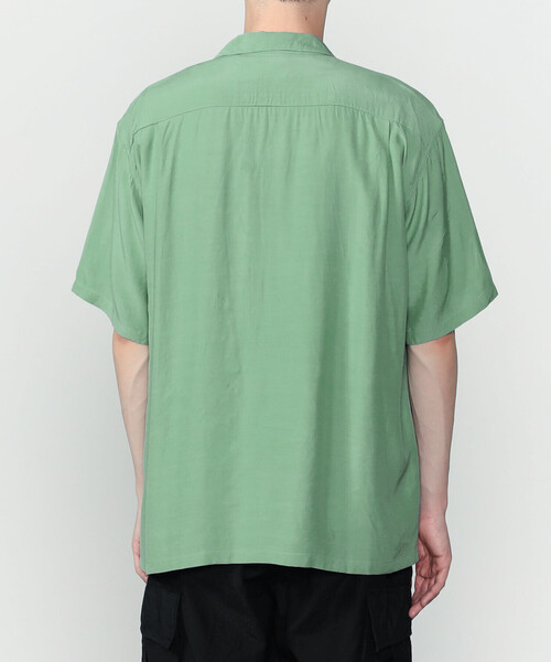 Bshop(ビショップ)の「STYLE EYES | 〈別注〉レーヨン ボウリングシャツ PLANE MEN(シャツ/ブラウス・メンズ・ブラック/オフホワイト/ピンク/マスタード/グリーン系その他・L/M)」の15枚目の写真