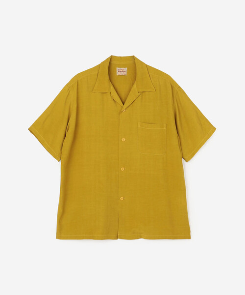 Bshop（ビショップ）の「STYLE EYES | 〈別注〉レーヨン ボウリングシャツ PLANE MEN（シャツ/ブラウス・メンズ・ブラック/オフホワイト/ピンク/マスタード/グリーン系その他・L/M）」の18枚目の写真