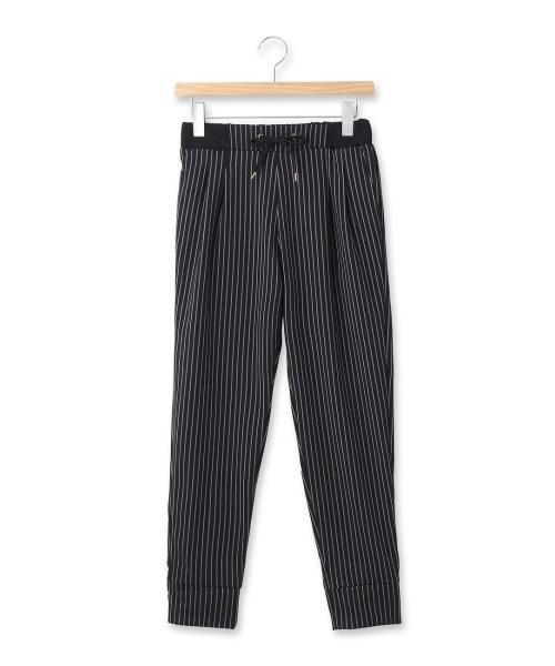 HusHusH（ハッシュアッシュ）の「ストライプテーパードパンツ（その他パンツ・レディース・ホワイト/グレー/ブルー・03/02）」の3枚目の写真