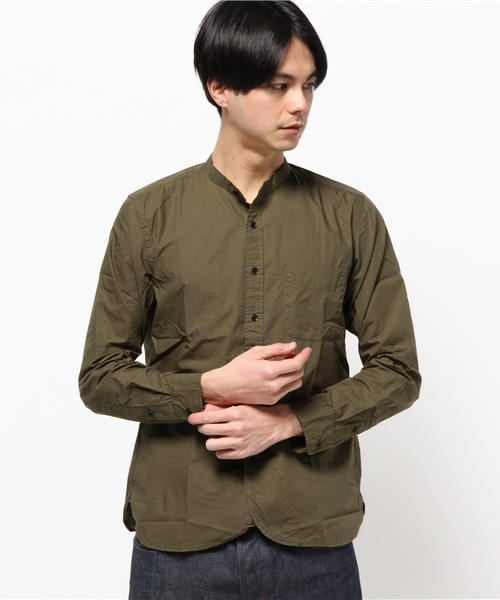 CIAOPANIC（チャオパニック）の「【Ciaopanic】　タイプライターカラーLS（シャツ/ブラウス・メンズ・オフホワイト/ネイビー/オリーブ/ベージュ・LARGE/MEDIUM）」の4枚目の写真