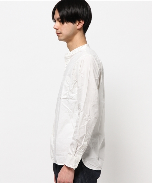 CIAOPANIC（チャオパニック）の「【Ciaopanic】　タイプライターカラーLS（シャツ/ブラウス・メンズ・オフホワイト/ネイビー/オリーブ/ベージュ・LARGE/MEDIUM）」の5枚目の写真