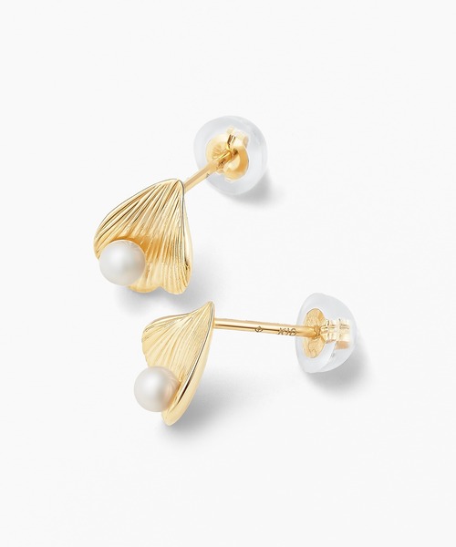 festaria bijou SOPHIA（フェスタリアビジュソフィア）の「K10YG パール ピアス（ピアス（両耳用）・レディース・イエローゴールド・ONE SIZE）」の2枚目の写真
