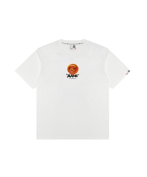 AAPE BY A BATHING APE(エーエイプバイアベイシングエイプ)の「AAPE THEME MAIN "Drops" TEE(Tシャツ/カットソー・メンズ・ホワイト・LARGE/MEDIUM)」の1枚目の写真