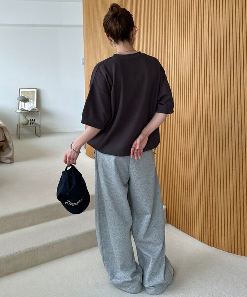 DISCOAT(ディスコート)の「【Enlude】ワッフルヘンリードロストTシャツ《ユニセックス》(Tシャツ/カットソー・レディース・ブルー/チャコールグレー/モカ・FREE)」の7枚目の写真