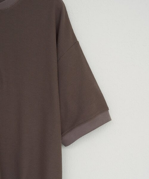 DISCOAT(ディスコート)の「【Enlude】ワッフルヘンリードロストTシャツ《ユニセックス》(Tシャツ/カットソー・レディース・ブルー/チャコールグレー/モカ・FREE)」の10枚目の写真