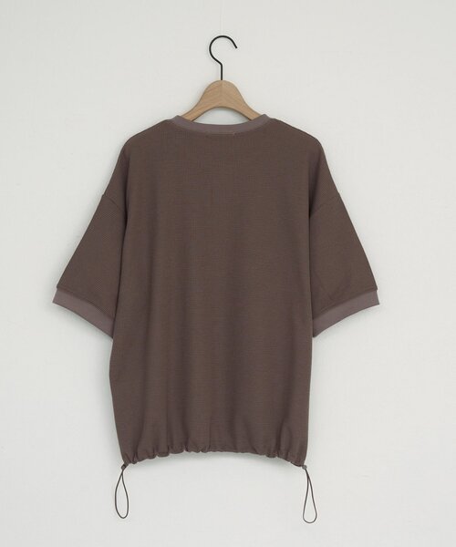 DISCOAT(ディスコート)の「【Enlude】ワッフルヘンリードロストTシャツ《ユニセックス》(Tシャツ/カットソー・レディース・ブルー/チャコールグレー/モカ・FREE)」の12枚目の写真