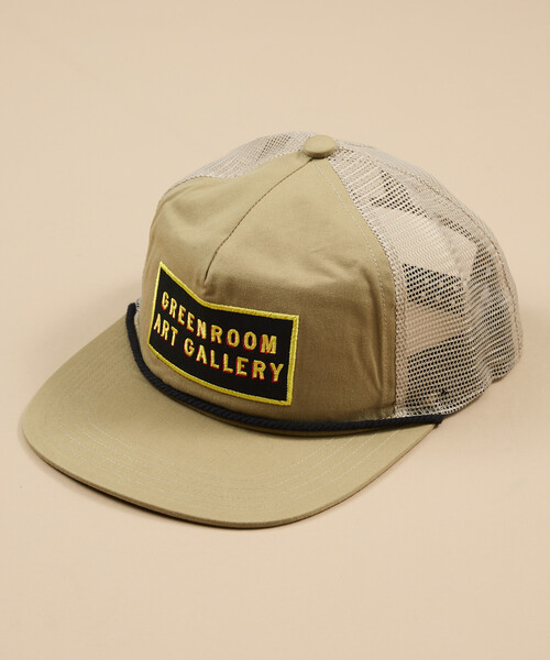 FREAK'S STORE(フリークスストア)の「GREENROOM GALLERY × FREAK'S STORE / グリーンルームギャラリー 別注 GH ハイクラウン メッシュキャップ(キャップ・メンズ・ブラック/ネイビー/キャメル・ONE SIZE)」の3枚目の写真