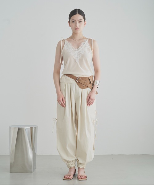 SOEMIN（ソミン）の「Boho utility belt／ボヘミアンユーティリティベルト（ベルト・レディース・キャメル・FREE）」の5枚目の写真