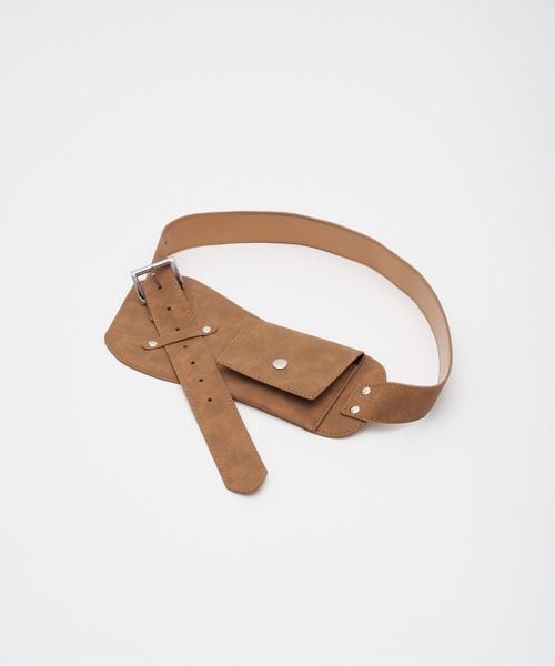 SOEMIN（ソミン）の「Boho utility belt／ボヘミアンユーティリティベルト（ベルト・レディース・キャメル・FREE）」の7枚目の写真
