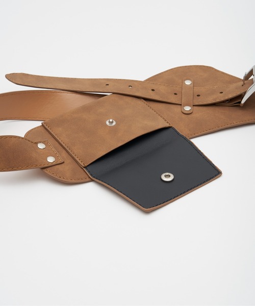 SOEMIN（ソミン）の「Boho utility belt／ボヘミアンユーティリティベルト（ベルト・レディース・キャメル・FREE）」の8枚目の写真