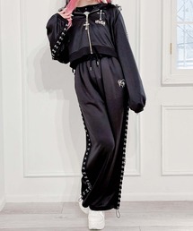 MA*RS（アメーバーマーズ）の「ハートロゴ刺繍レースホックラインパンツ（スウェットパンツ）」