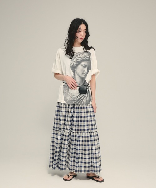 eL(エル)の「【eL】Big Photo TEE SS/878268(Tシャツ/カットソー・レディース・ホワイト系その他/グレー系その他・FREE)」の12枚目の写真
