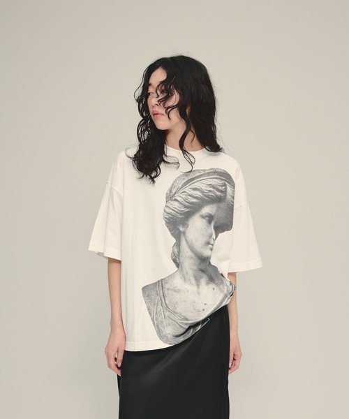 eL(エル)の「【eL】Big Photo TEE SS/878268(Tシャツ/カットソー・レディース・ホワイト系その他/グレー系その他・FREE)」の7枚目の写真