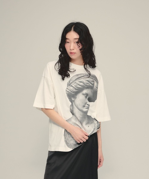 eL(エル)の「【eL】Big Photo TEE SS/878268(Tシャツ/カットソー・レディース・ホワイト系その他/グレー系その他・FREE)」の6枚目の写真