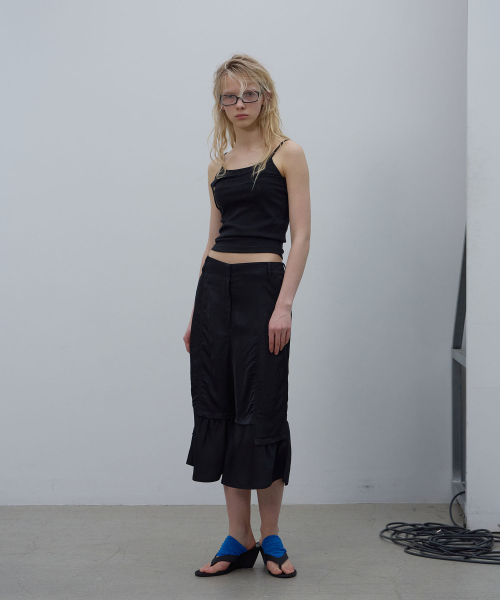 LCDC TM（エルシーディーシーティーエム）の「TRIPLE LAYERED TOP (BLACK)（Tシャツ/カットソー・レディース・その他・SMALL/MEDIUM）」の2枚目の写真