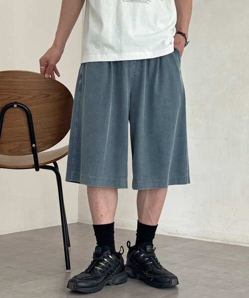 CPCM(シーピーシーエム)の「【セットアップ可】冷感カットデニムショーツ(その他パンツ・メンズ・インディゴブルー/ブラック系その他/ブルー系その他・FREE)」の3枚目の写真