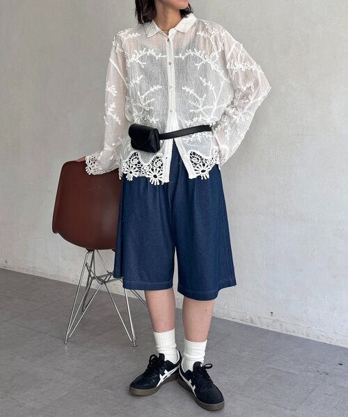 CPCM(シーピーシーエム)の「【セットアップ可】冷感カットデニムショーツ(その他パンツ・メンズ・インディゴブルー/ブラック系その他/ブルー系その他・FREE)」の8枚目の写真