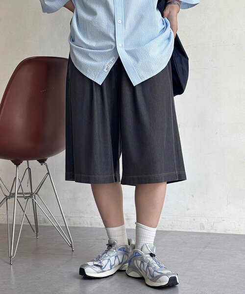 CPCM(シーピーシーエム)の「【セットアップ可】冷感カットデニムショーツ(その他パンツ・メンズ・インディゴブルー/ブラック系その他/ブルー系その他・FREE)」の9枚目の写真