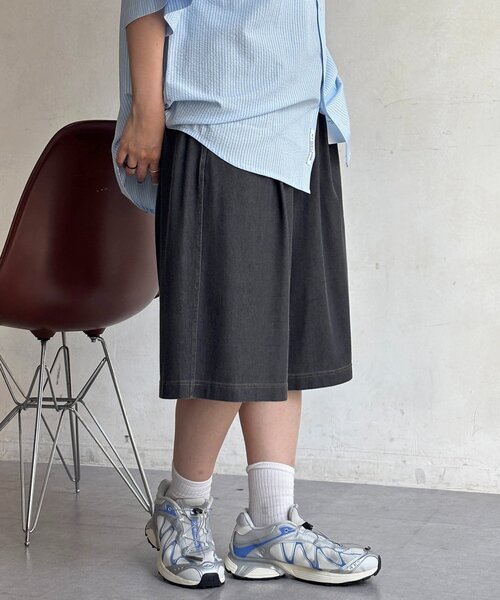 CPCM(シーピーシーエム)の「【セットアップ可】冷感カットデニムショーツ(その他パンツ・メンズ・インディゴブルー/ブラック系その他/ブルー系その他・FREE)」の12枚目の写真