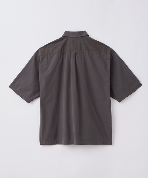 GRANCY（グランシー）の「【GRANCY】Dirty Short-sleeved Shirt / ダーティ半袖シャツ（シャツ/ブラウス・メンズ・ブラック/ホワイト・S/M/L）」の21枚目の写真
