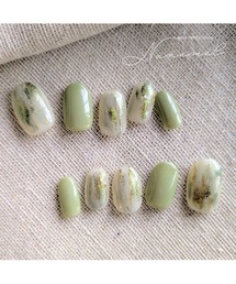 tone（トーン）の「【nanamel】brush mark nuance(MA)（ネイルシール/ネイルチップ）」