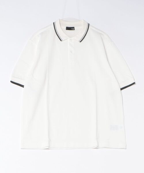 TAKA-Q(タカキュー)の「ポロシャツ 半袖 メンズ 綿混 鹿の子 リブ ライン(ポロシャツ・メンズ・ブラック/ネイビー/ブラウン/ホワイト・MEDIUM/LARGE/X-LARGE)」の21枚目の写真