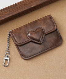 UP START（アップスタート）の「【Bls】【ZA】【Bling Leads】ハートヴィンテージライクミニウォレット(BL)（財布）」