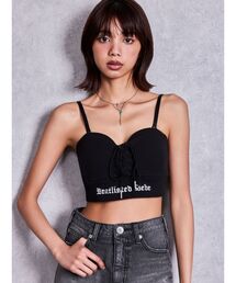 Bratlisted Bebeフロントレースアップビスチェ