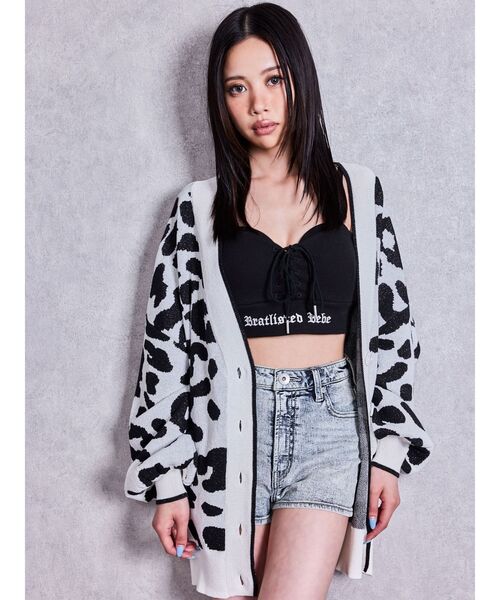 GYDA(ジェイダ)の「Bratlisted Bebeフロントレースアップビスチェ(キャミソール・レディース・オフホワイト/ブラック・FREE)」の21枚目の写真