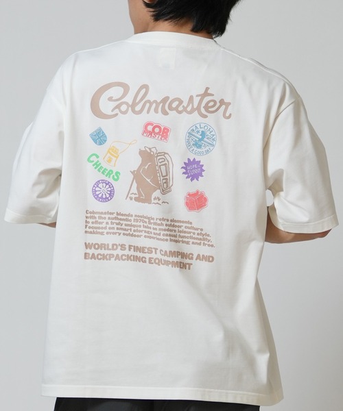 ムラサキスポーツ(ムラサキスポーツ)の「【ムラサキスポーツ限定】COBMASTER / コブマスター 半袖 Tシャツ MS SOUVENIR STAMPS TEE 81907700(Tシャツ/カットソー・メンズ・ホワイト/ベージュ/スミクロ・M/L/XL)」の1枚目の写真