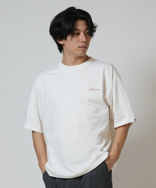 ムラサキスポーツ(ムラサキスポーツ)の「【ムラサキスポーツ限定】COBMASTER / コブマスター 半袖 Tシャツ MS SOUVENIR STAMPS TEE 81907700(Tシャツ/カットソー・メンズ・ホワイト/ベージュ/スミクロ・M/L/XL)」の4枚目の写真