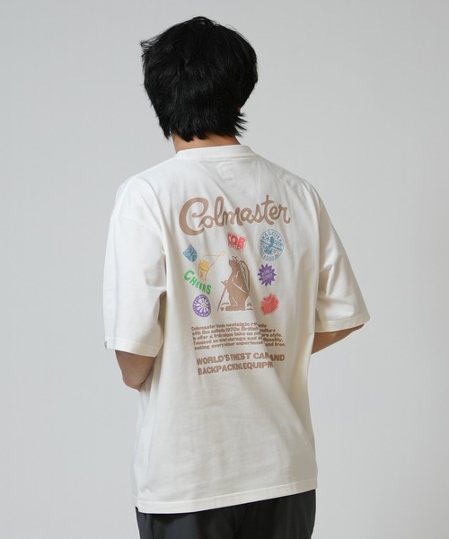 ムラサキスポーツ(ムラサキスポーツ)の「【ムラサキスポーツ限定】COBMASTER / コブマスター 半袖 Tシャツ MS SOUVENIR STAMPS TEE 81907700(Tシャツ/カットソー・メンズ・ホワイト/ベージュ/スミクロ・M/L/XL)」の5枚目の写真