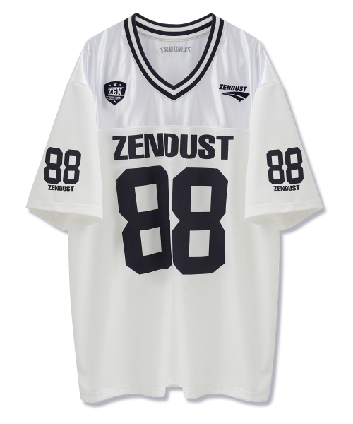 ZENDUST(ジェンダスト)の「Chrome Play Football Jersey T-shirt BLACK(Tシャツ/カットソー・レディース・ブラック・MEDIUM/LARGE)」の8枚目の写真