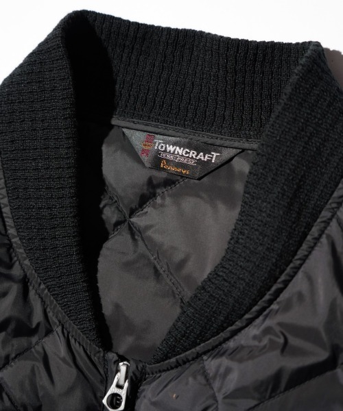 TOWNCRAFT(タウンクラフト)の「TOWNCRAFT / タウンクラフト 700FP Premium Quilted Light Down Jacket Water-Repellent キルティング ライト ダウンジャケット 撥水(ダウンジャケット/コート・メンズ・ブラック/ブラウン/オリーブ・MEDIUM/LARGE)」の17枚目の写真