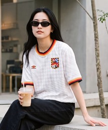 【T21】【umbro/アンブロ】2024 GERMANY ICONIC GRAPHIC JERSEY ドイツ アイコニック グラフィック ジャージ UUM166568U