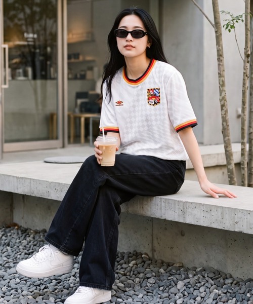 UMBRO(アンブロ)の「【T21】【umbro/アンブロ】2024 GERMANY ICONIC GRAPHIC JERSEY ドイツ アイコニック グラフィック ジャージ UUM166568U(Tシャツ/カットソー・メンズ・ホワイト・X-LARGE/LARGE/MEDIUM)」の12枚目の写真