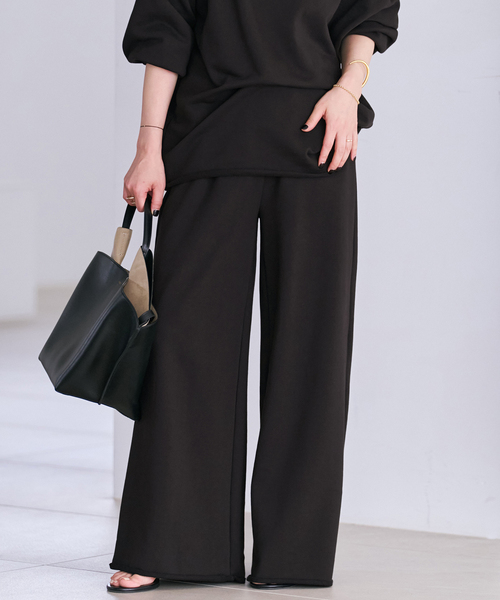 plage(プラージュ)の「nuance sweat パンツ(スウェットパンツ・レディース・チャコールグレー/ベージュ・38/36)」の20枚目の写真
