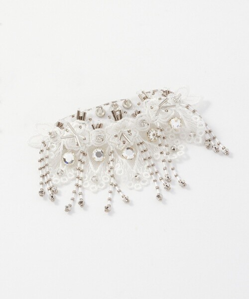 tanakadaisuke(タナカダイスケ)の「【tanakadaisuke/タナカダイスケ】Snow bijou barrette right/バレッタ/右用(バレッタ/ヘアクリップ・レディース・ホワイト・FREE)」の16枚目の写真