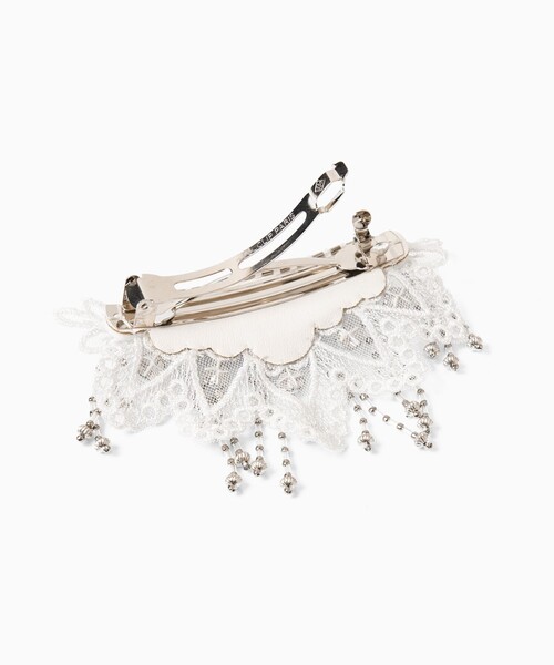 tanakadaisuke(タナカダイスケ)の「【tanakadaisuke/タナカダイスケ】Snow bijou barrette right/バレッタ/右用(バレッタ/ヘアクリップ・レディース・ホワイト・FREE)」の17枚目の写真