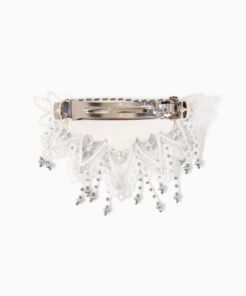 tanakadaisuke(タナカダイスケ)の「【tanakadaisuke/タナカダイスケ】Snow bijou barrette right/バレッタ/右用(バレッタ/ヘアクリップ・レディース・ホワイト・FREE)」の19枚目の写真