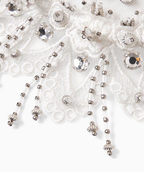 tanakadaisuke(タナカダイスケ)の「【tanakadaisuke/タナカダイスケ】Snow bijou barrette right/バレッタ/右用(バレッタ/ヘアクリップ・レディース・ホワイト・FREE)」の22枚目の写真
