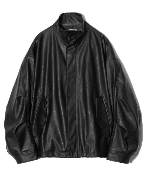 PARTIMENTO(パルティメント)の「レザーフィールドジャケット ブラック(ライダースジャケット・レディース・その他・LARGE/MEDIUM)」の1枚目の写真