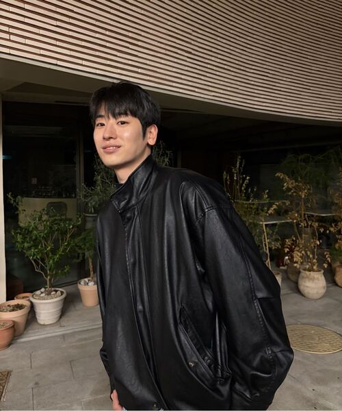 PARTIMENTO(パルティメント)の「レザーフィールドジャケット ブラック(ライダースジャケット・レディース・その他・LARGE/MEDIUM)」の20枚目の写真