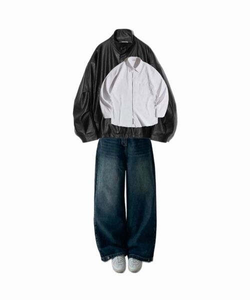 PARTIMENTO(パルティメント)の「レザーフィールドジャケット ブラック(ライダースジャケット・レディース・その他・LARGE/MEDIUM)」の19枚目の写真