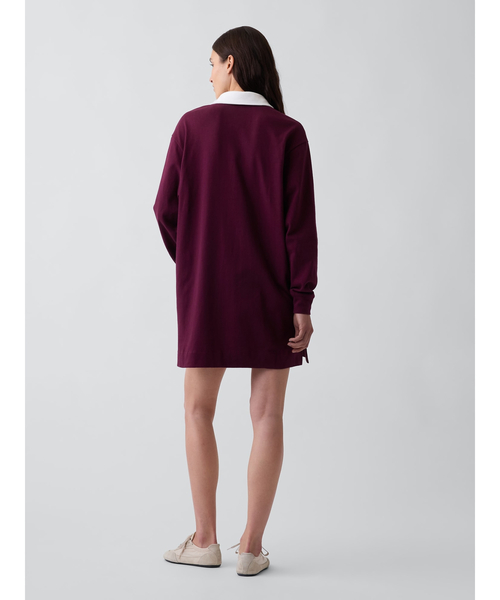 GAP(ギャップ)の「リラックスフィット GAPロゴ ラグビーミニワンピース(ワンピース・レディース・マルチ/レッド・S/XS/M/XXS/L)」の8枚目の写真