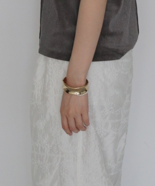 cheriella（シェリエラ）の「【cheriella】パールメタルデザインブレスレット　PEARL METAL DESIGN BRACELET（ブレスレット・レディース・シルバー・FREE）」の9枚目の写真
